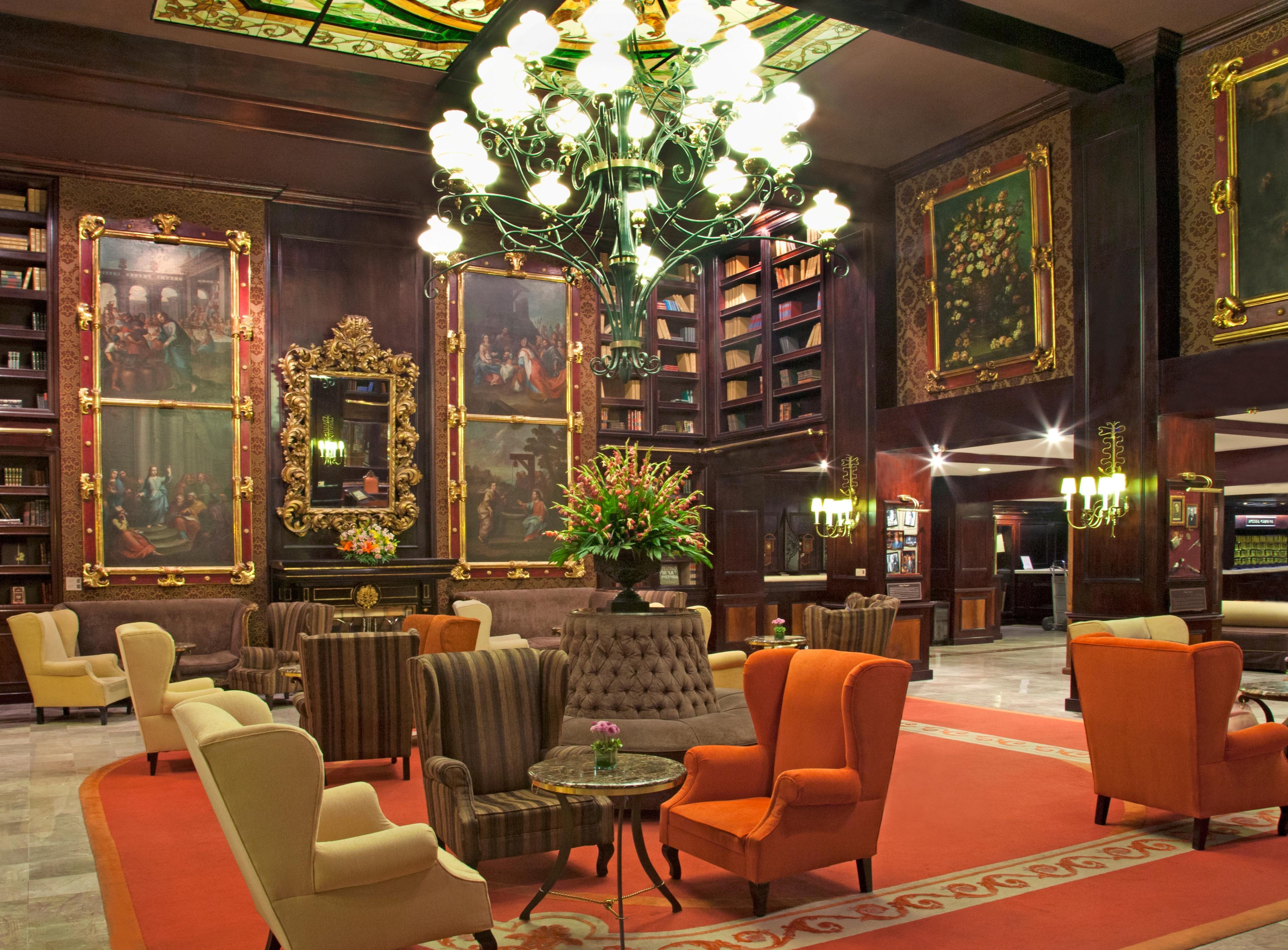 Hotel Geneve Cd De Mexico Eksteriør billede The lobby of the Hotel Carlton